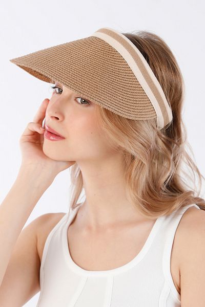 Fulla Moda Сламена шапка с връх
