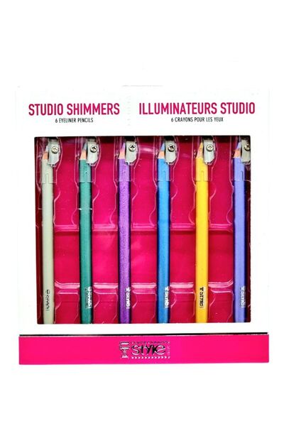 OEM Eyeliner Pencil Set – Studio Shimmers, with Sharpener Included
