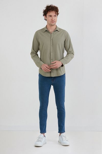 Fulla Moda Skinny Jean παντελόνι με φερμουάρ