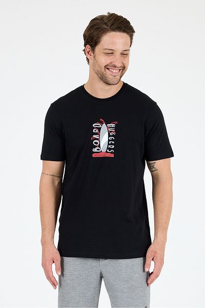 Rodi Men's 100% Cotton Crew Neck Short Sleeve Printed T-Shirt Comfortable and Stylish Casual Men's T-Shirt 0007