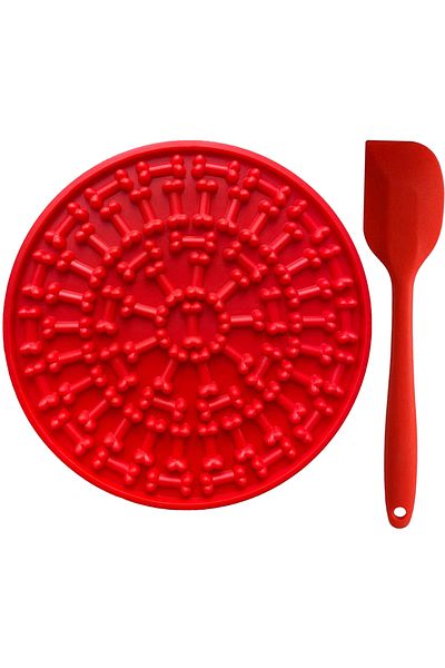 FizioTab Covoras Hranire Licky Mat, FizioTab® pentru Caini si Pisici, Impotriva Anxietatatii si Plictiselii,