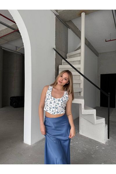 Tumtum Wear Floral Print Button Casual Stylish Vest