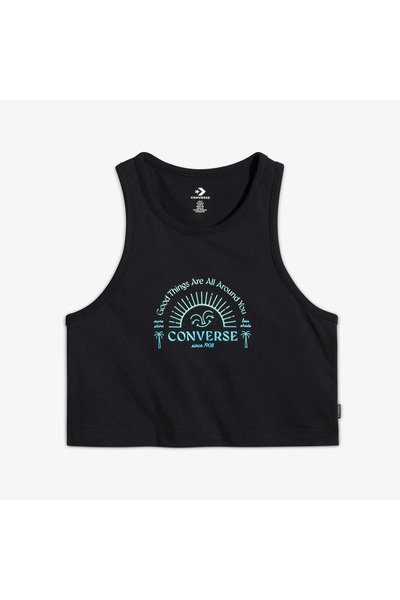 Converse Kadın Siyah T-Shirt