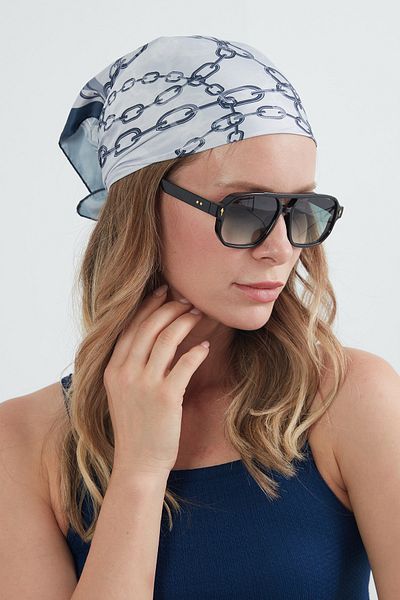 Fulla Moda Sunglasses with Metal Accessory Detail