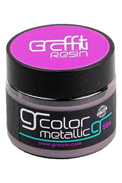 Graffiti Resin 4- لون ريزن ميتاليك رمادي حار غامق 50غ