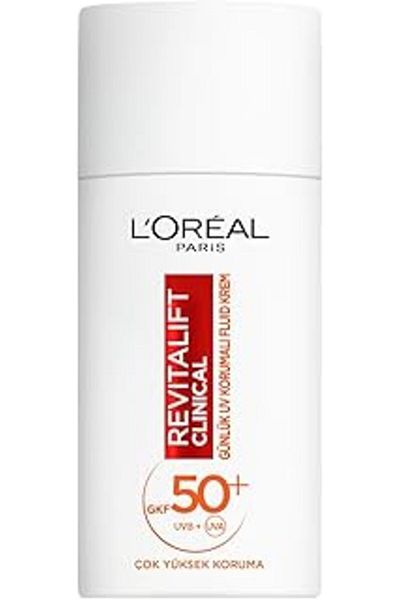 Samuera لوريال باريس ريفيتاليفت كلينيكال SPF 50+ واقي شمسي يومي للوجه عالي الحماية من الأشعة فوق البنفسجية 50 مل