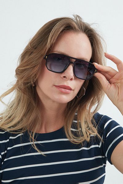 Fulla Moda Sunglasses with Metal Accessory Detail