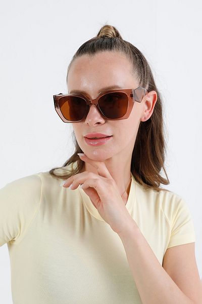 Fulla Moda Hexagonal Framed Sunglasses