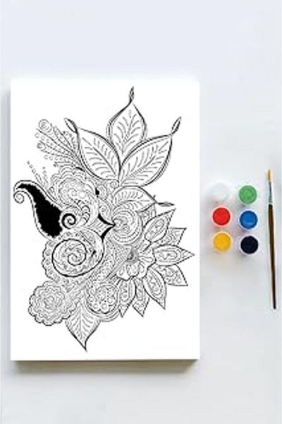 AMAZON TOHUM (21614) Madala Canvas Canvas Painting Hobby Set 9 (50X70Cm)