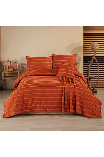 Lief Home Double Bedspread Set 240X240 cm + 2 Pillowcases + 1 Throw Pillow Case