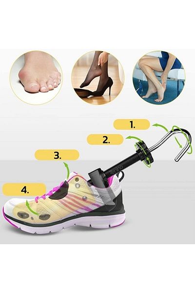 TnsAround Set of 2 TNS® Shoe Stretchers/Boots, For Widening/Elongating Shoes, For Sizes 40-47, ABS Material,