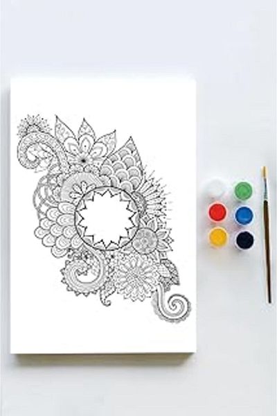 AMAZON TOHUM (21605) Madala Canvas Canvas Painting Hobby Set 15 (50X70Cm)