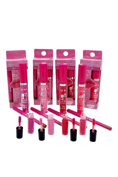 IMAN OF NOBLE Kit Ruj si Creion – IMAN OF NOBLE, Pink Edition 02