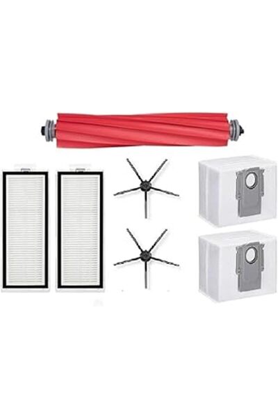 Ozemtek Set de saci de praf de schimb negri, perie, filtru Hepa-7 piese compa...