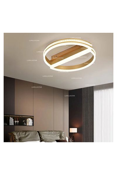 Sueva Round LED Chandelier with 2.4G wifi Remote Control light/cold/warm/neutral adjustable intensity Gold