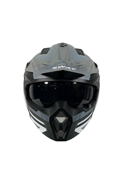 Sway MOTOTEZ SWAY X1 TRAK MODÜLER MOTOSİKLET KASKI