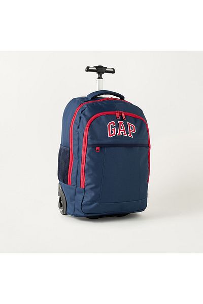 GAP 18-inch Solid Trolley Backpack with Retractable Handle - 30x16x46 cms