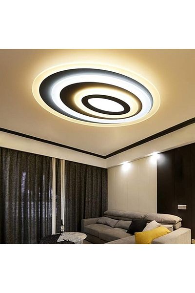 Sueva Round Led Chandelier With Wifi Remote Control 50cm 2.4g With 3 Functions Light/cold/warm/neutral