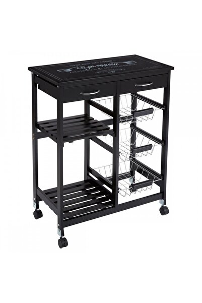 5five Simple Smart Masă de bucătărie Gustaff, lemn de pin negru, 65,5x35x81,5 cm