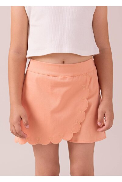 Magu Girl's Cotton Bow Shorts Skirt