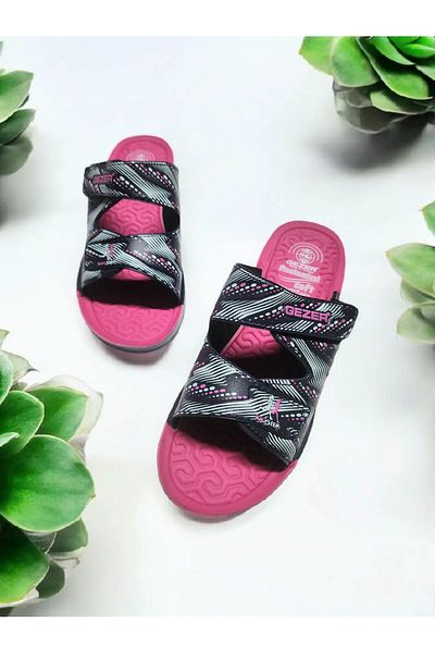 GEZER Velcro Adjustable Air Sole Home and Outdoor Slippers