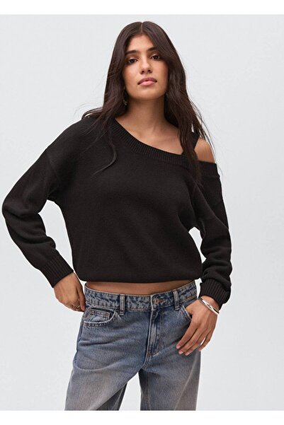 Mango Teen Cut out detaylı triko kazak