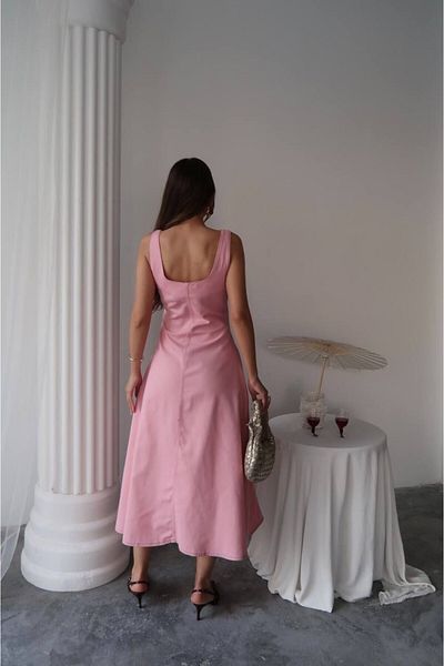 ELİSA Double Stitched Gabardine Dress