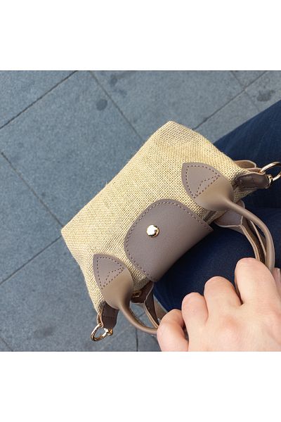 çkn sedat çakan çanta & fular & aksesuar Straw Long Women's Hand Shoulder Cross Bag 20X10Cm