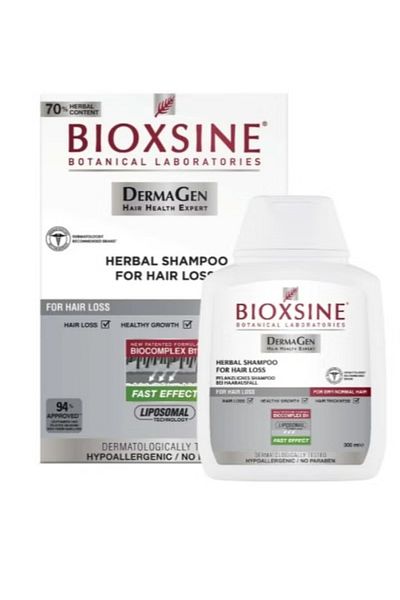 Bioxcin Bioxsine Anti-Hair Loss Herbal Shampoo for Dry/Normal Hair 300ml
