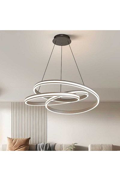 Sueva LED chandelier with 2.4G wifi remote control, light/cold/warm/neutral, adjustable intensity