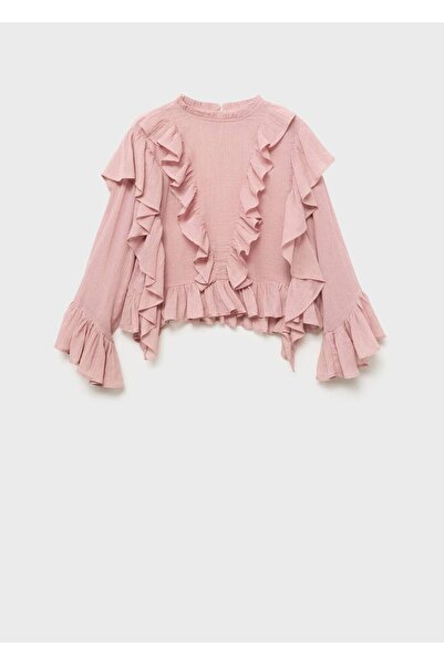 Mango Teen Fırfırlı bluz