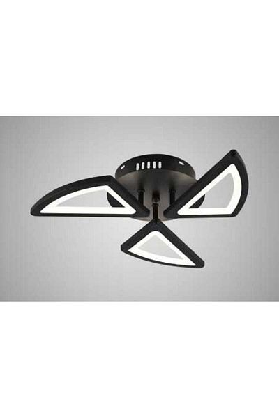 Sueva Black LED Chandelier with 2.4G wifi Remote Control with adjustable light/cold/warm/neutral intensity