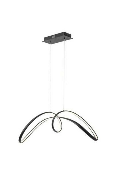 Sueva Black LED Chandelier with 2.4G wifi Remote Control light/cold/warm/neutral adjustable intensity Black