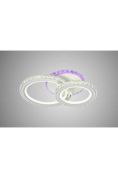 Sueva Rgb Led Chandelier Crystal Stainless Steel With 2.4g Wifi Remote Control Light/cold/warm/neutral