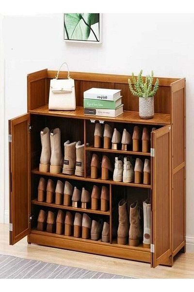 Raffine Household Large Capacity Storage Shoe Cabinet Rack 117 x 33 x 85 cm