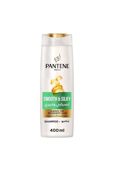 Pantene Pro-V Smooth and Silky Shampoo, 400 ml