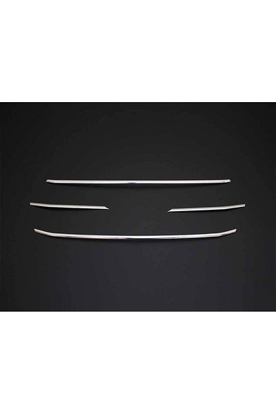 CED AUTO TRADE Set 4 ornamente inox grila Ford Transit 2019->