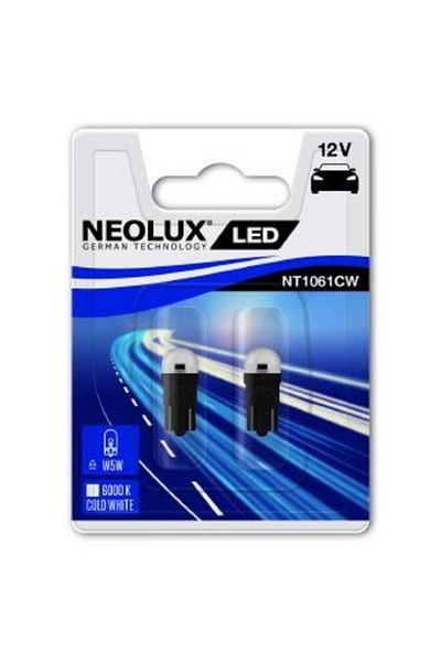 NEOLUX Bec Led 12V 0.5W W2.1X9.5D Blister 2 Buc Neolux