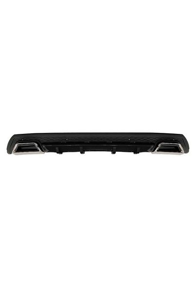 CED AUTO TRADE Universal rear bumper diffuser, ELITE PLUS B Design, matt/glossy black