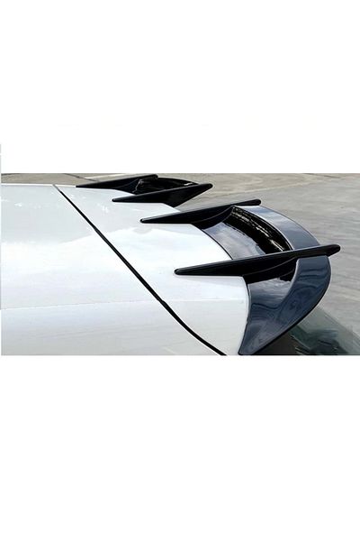 CED AUTO TRADE Eleron luneta compatibil VW Golf 7 2012-2019, AK Design negru lucios