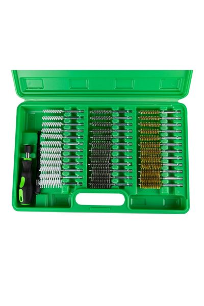 JBM KIT OF 38 ROUND METAL WIRE BRUSHES JBM