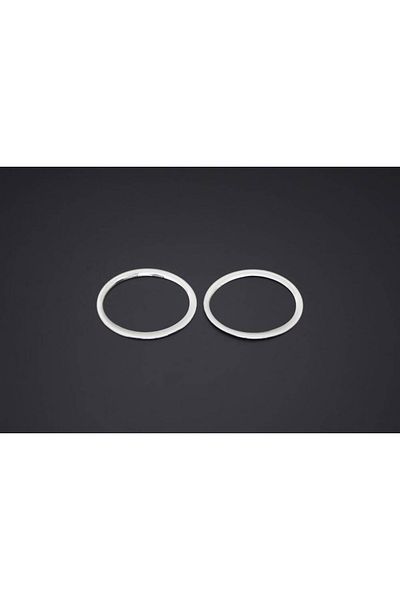 CED AUTO TRADE Set of 2 stainless steel projector trims Nissan Qashqai, Qashqai +2 2010-2014