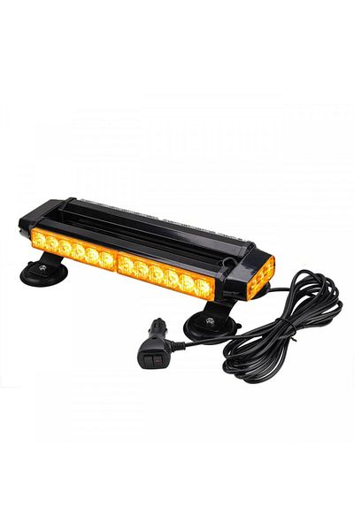 CED AUTO TRADE Mini Ramp Beacon length 40 cm, LED, with magnet, orange color