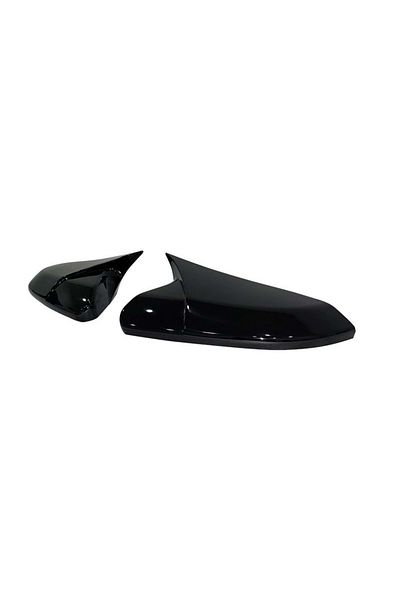 CED AUTO TRADE Capace oglinda compatibile cu Honda Civic FE 2022-> Negru lucios BATMAN style