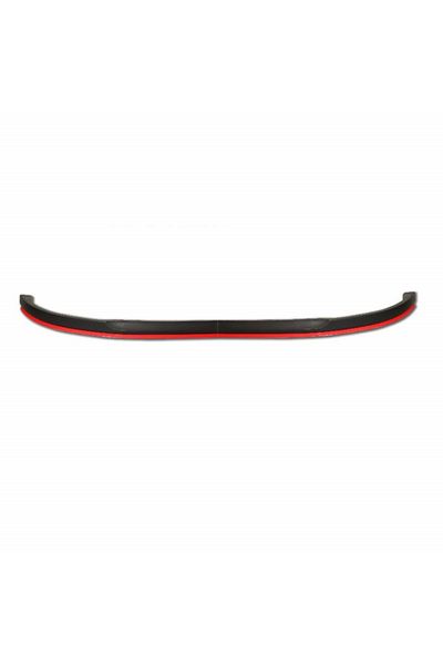 CED AUTO TRADE ASTRA Design front bumper extension, matt black with red lip