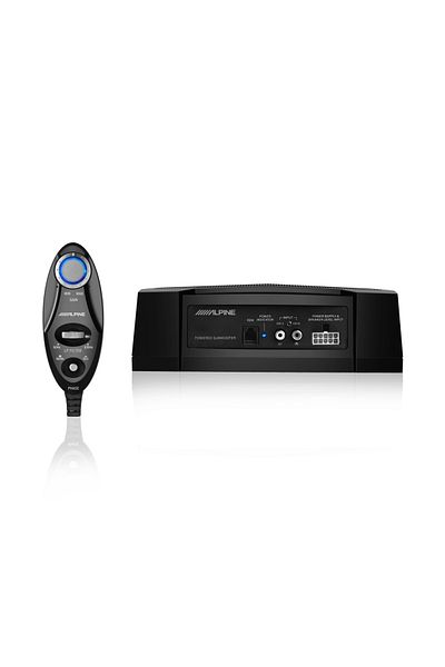 Alpine Subwoofer auto plat Alpine PWE-V80, 20 cm, 240W, amplificat