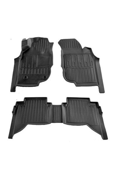 Umbrella Umbrella Rubber Car Mat Set For Toyota Hilux Vii (Crew Cab) (20042015)
