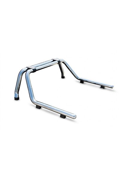 CED AUTO TRADE Rollbar compatibil Nissan Navara D40 2005-2014, inox, diam. teava 76 mm