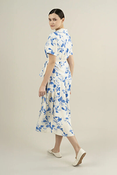 IDYL Patterned Flared Skirt Ensemble