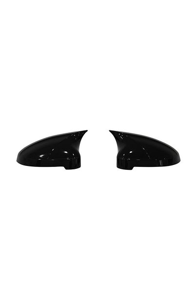 CED AUTO TRADE Capace oglinda compatibile cu Audi A4 B9 2016-2021 Negru lucios Batman Style